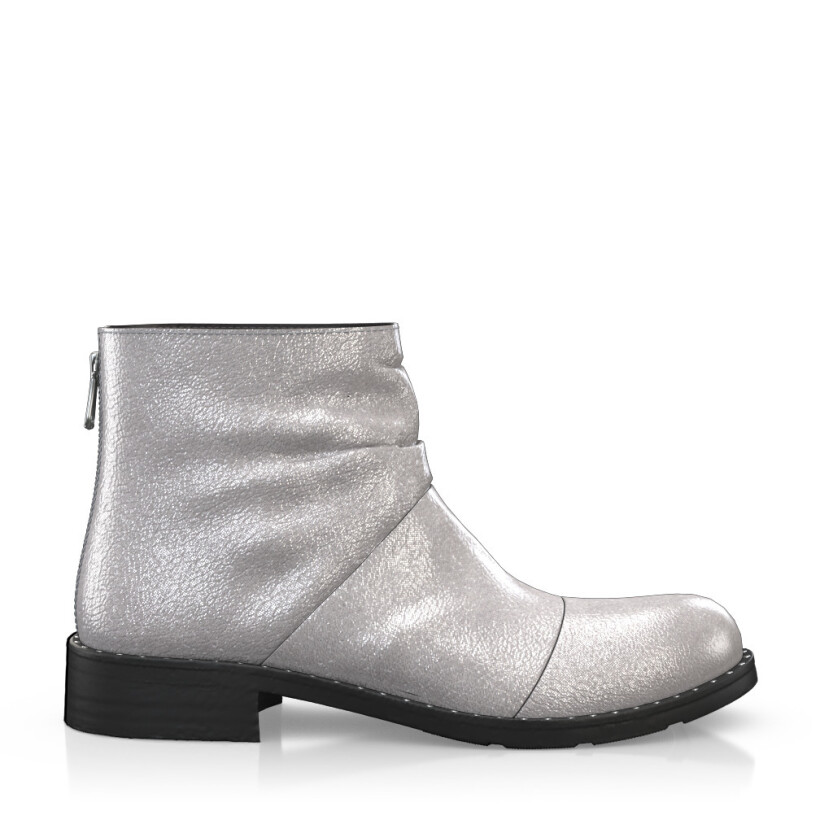 Wrinkled Ankle Boots 5552