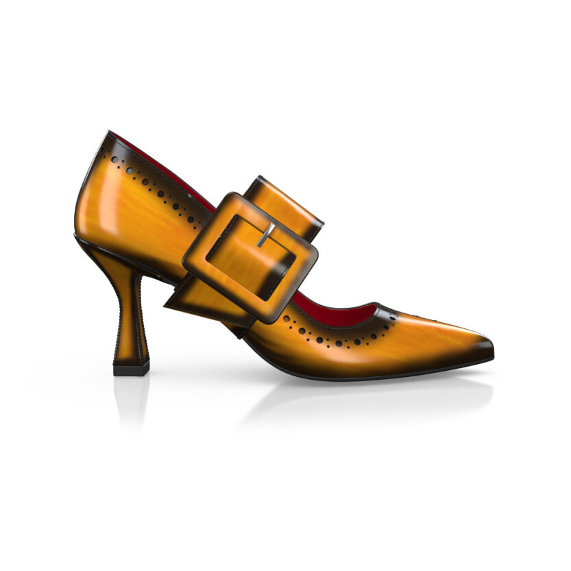 Women`s Luxury Block Heel Shoes 41164
