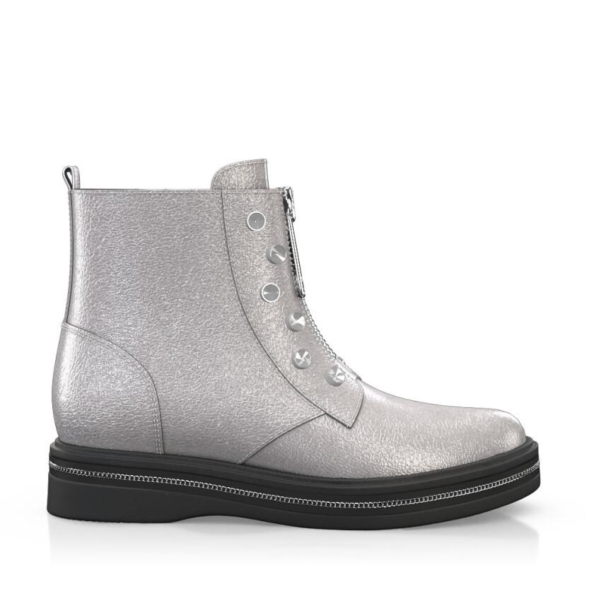 Zip-On Ankle Boots 5682