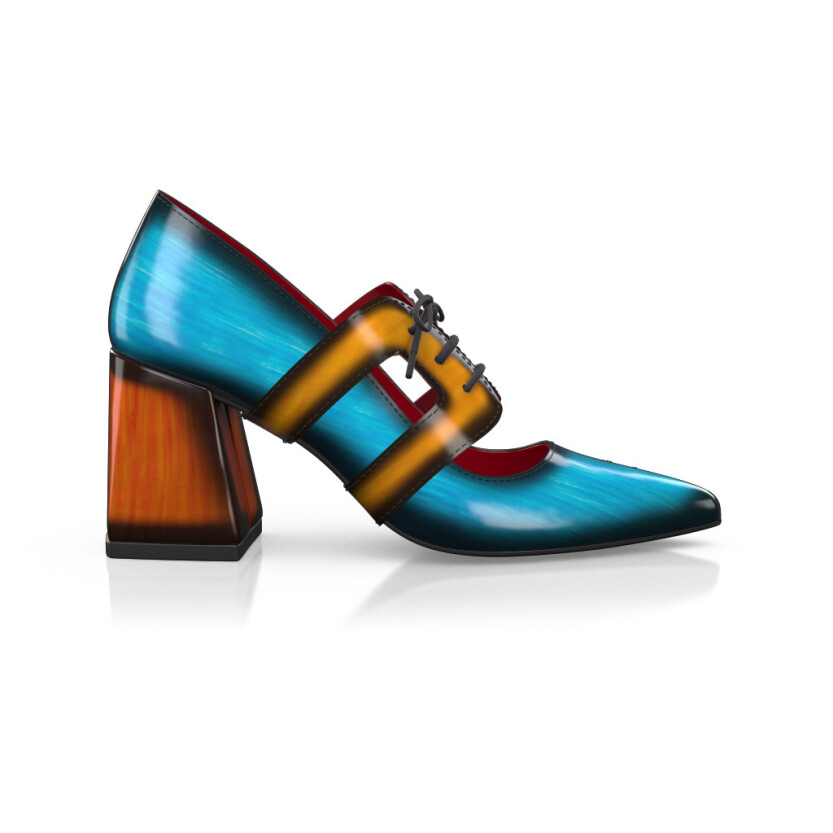 Women`s Luxury Block Heel Shoes 42435