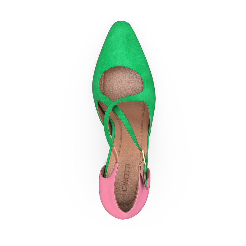 Mid Heel Pointed Toe Shoes 42498