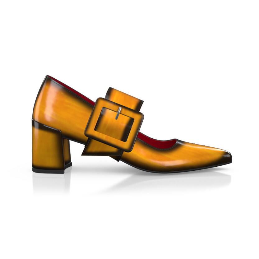 Women`s Luxury Block Heel Shoes 42945
