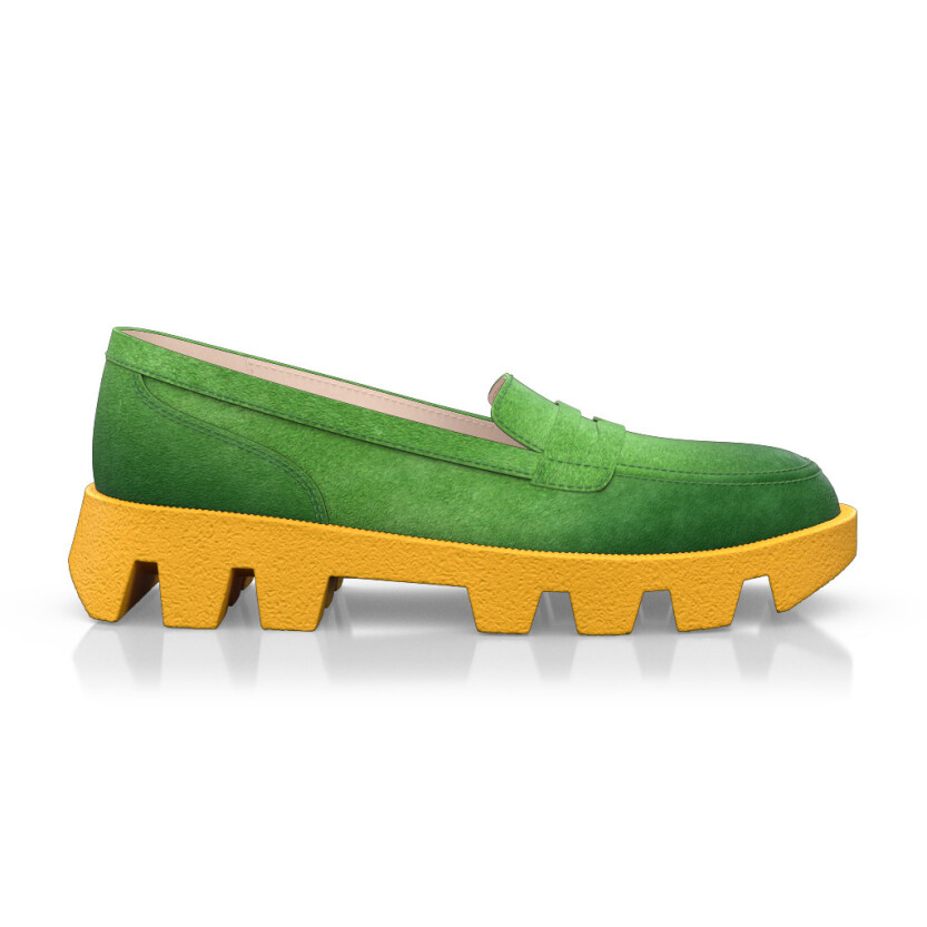 Color Sole Platform Shoes 43284