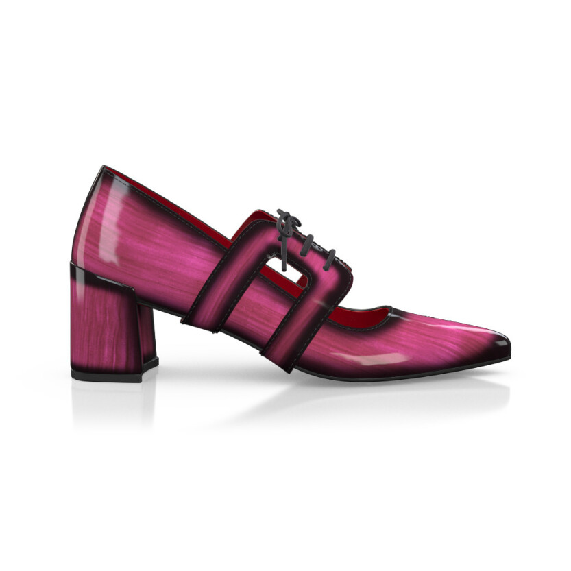 Women`s Luxury Block Heel Shoes 43344
