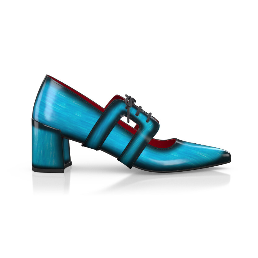 Women`s Luxury Block Heel Shoes 43347