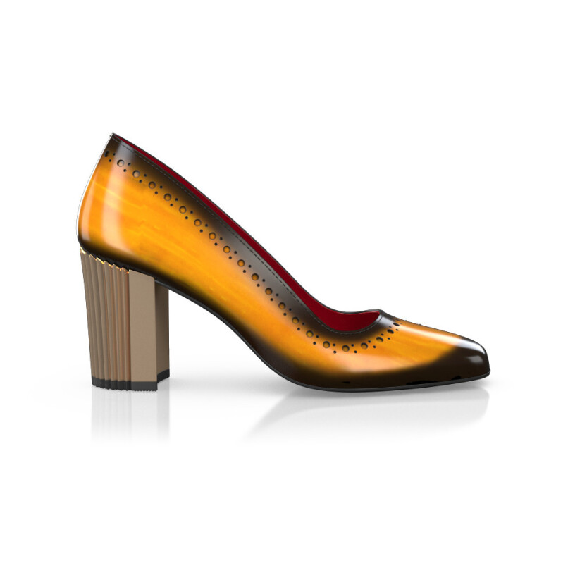 Women`s Luxury Block Heel Shoes 43401