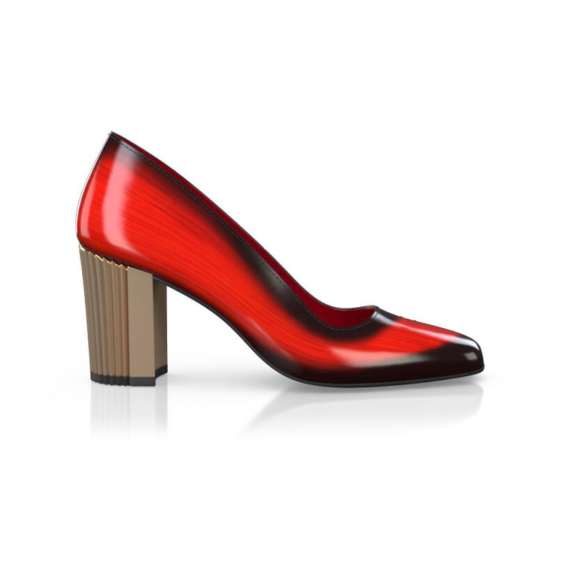Women`s Luxury Block Heel Shoes 43404