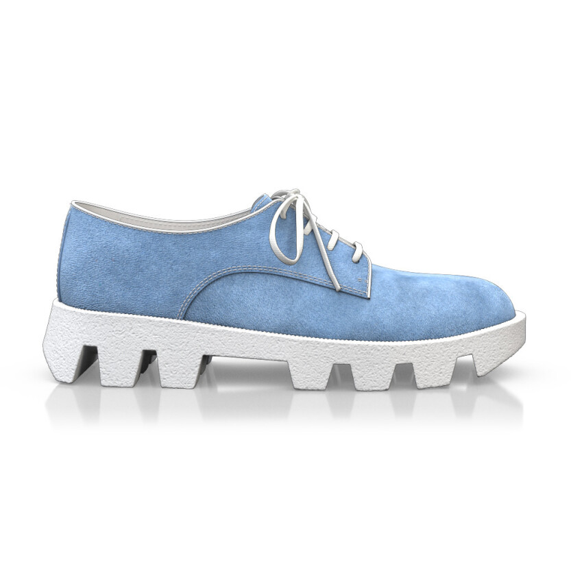 Color Sole Platform Shoes 43706