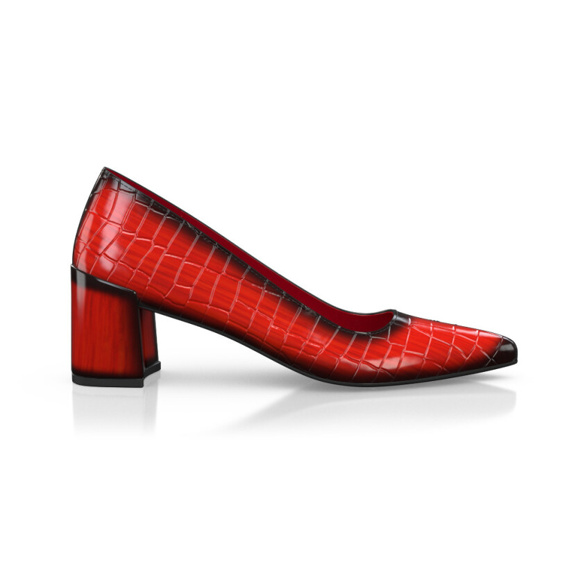 Women`s Luxury Block Heel Shoes 44802