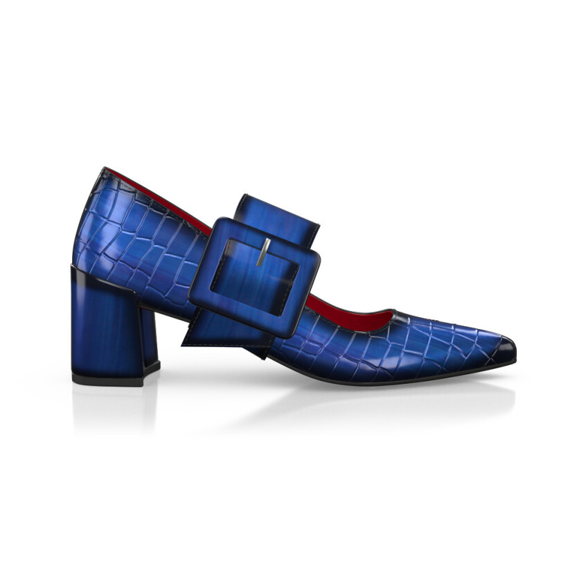 Women`s Luxury Block Heel Shoes 44805