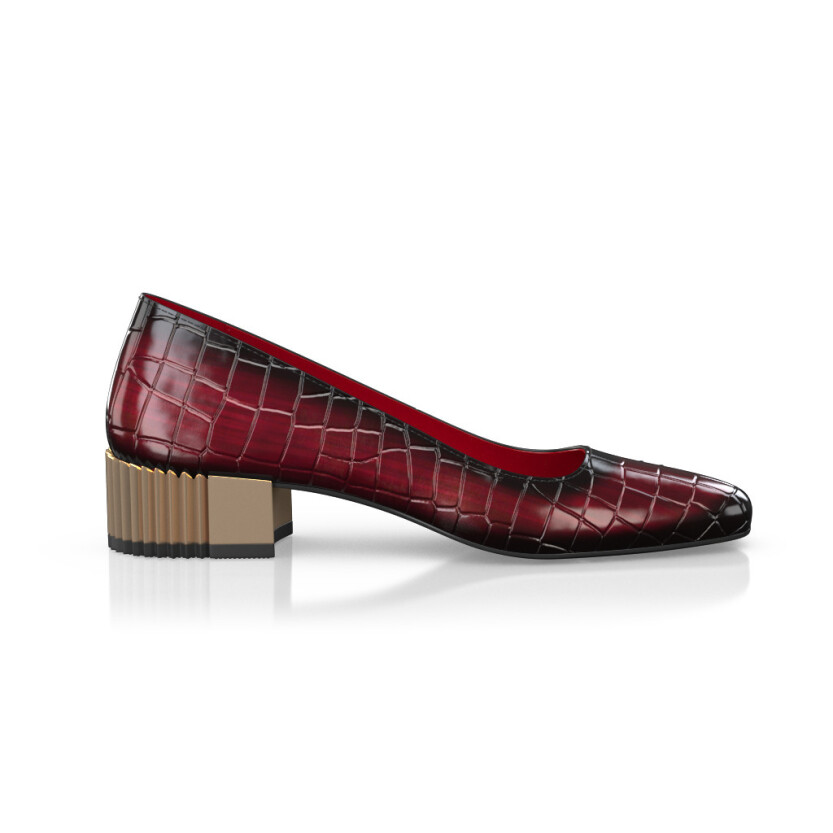Women`s Luxury Block Heel Shoes 44868