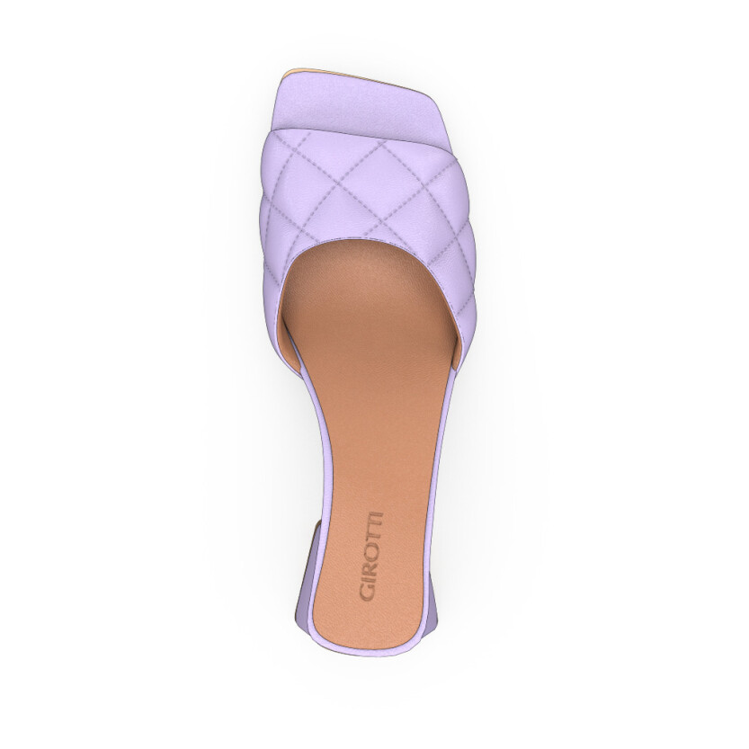 Square Toe Heeled Slippers 45584
