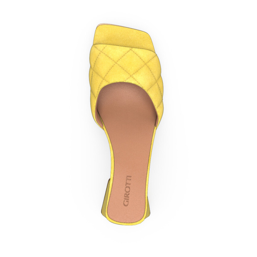Square Toe Heeled Slippers 46038