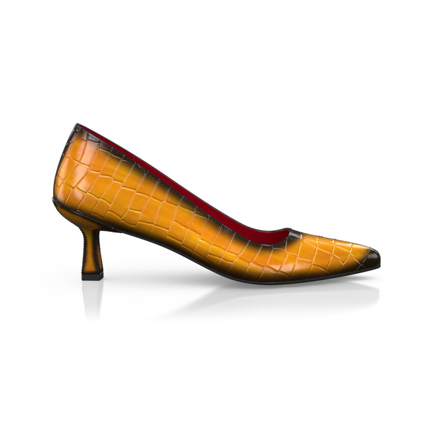 Women`s Luxury Block Heel Shoes 46203