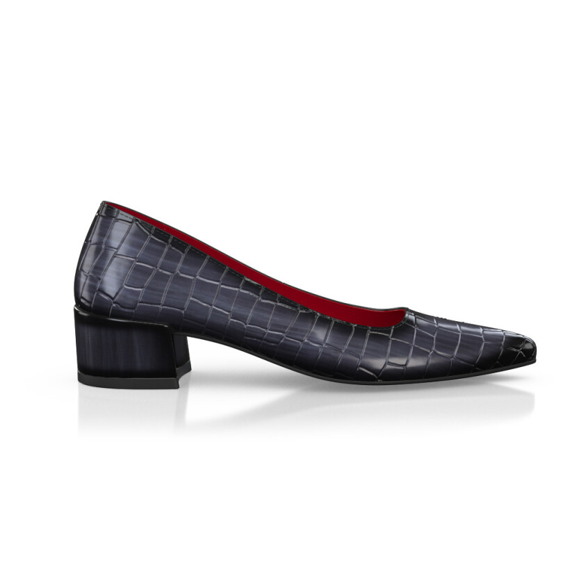 Women`s Luxury Block Heel Shoes 46209