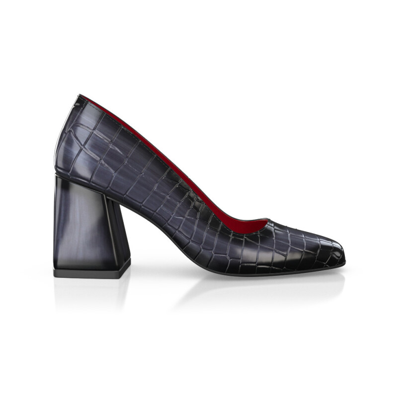 Women`s Luxury Block Heel Shoes 47078