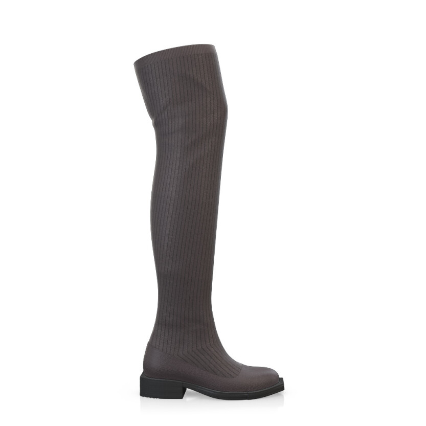 Women's Knitted Over The Knee Boots 48829
