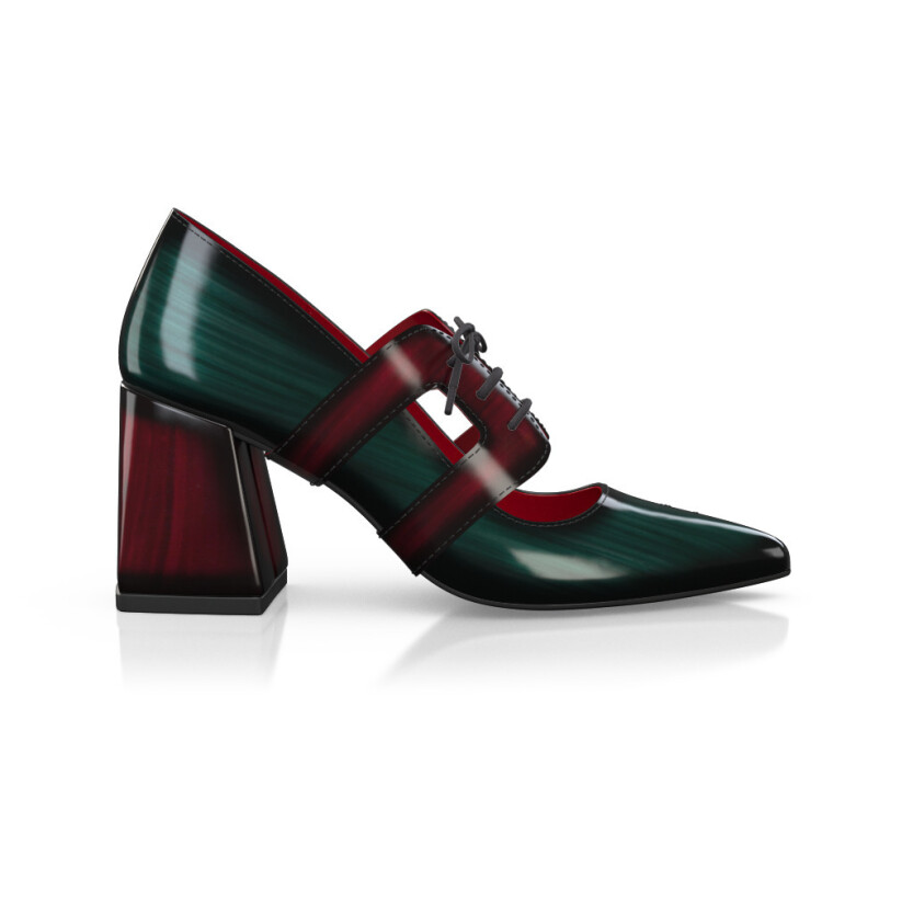 Women`s Luxury Block Heel Shoes 49276