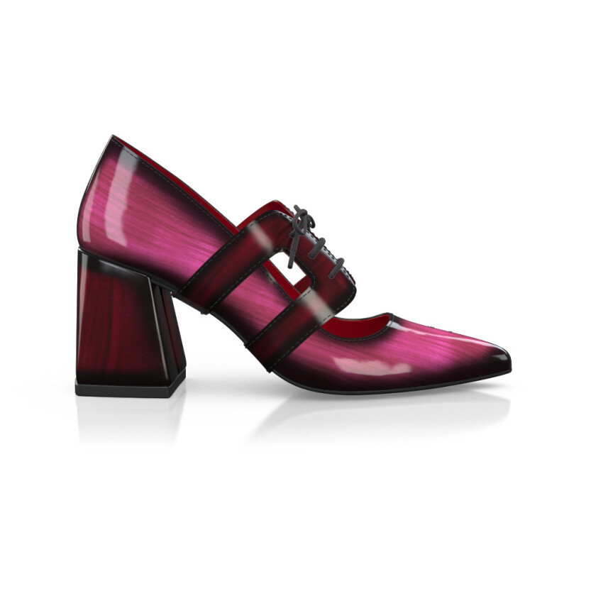 Women`s Luxury Block Heel Shoes 49279