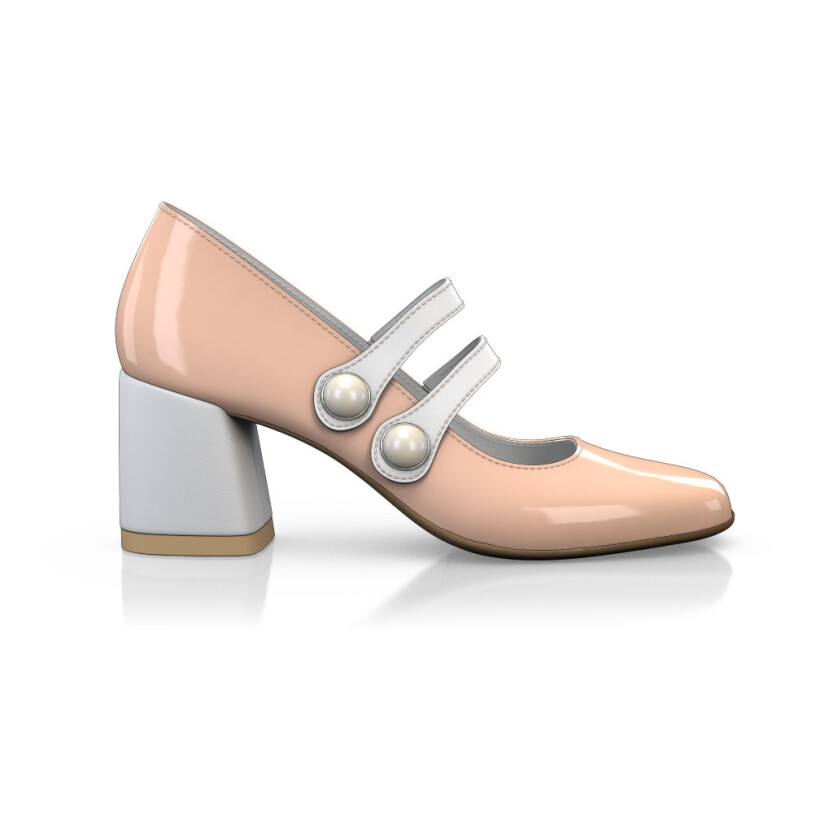 Square Heeled Shoes 6701