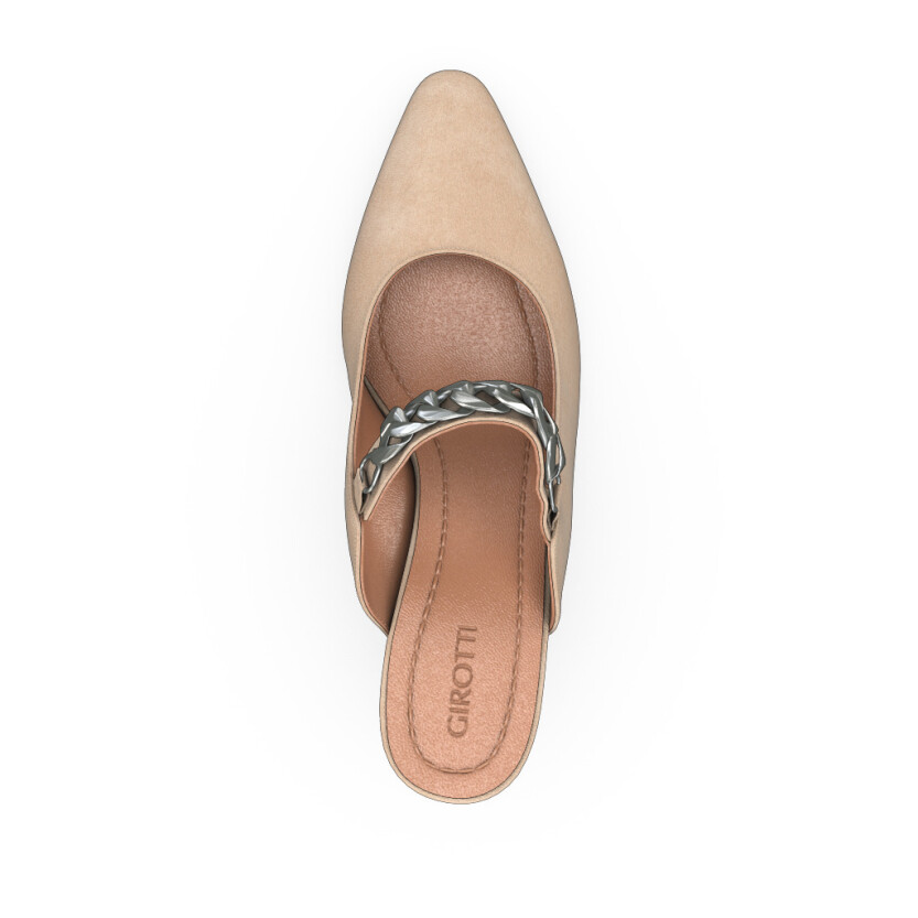 Mid Heel Pointed Toe Shoes 52918