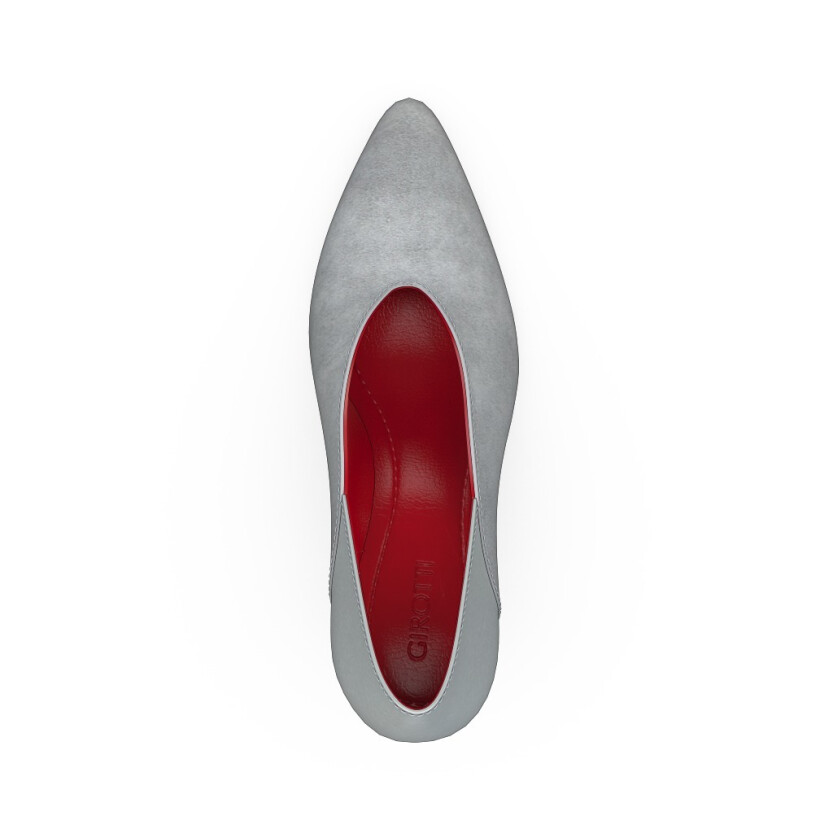 Block Heel Pointed Toe Shoes 7365