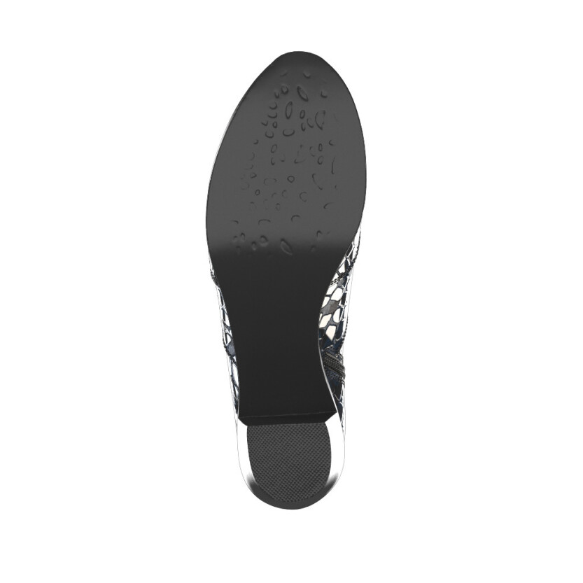 Block Heel Ankle Boots 10408