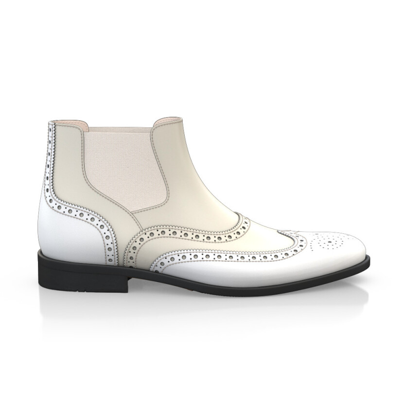 Men`s Brogue Ankle Boots - Let There Be Light V