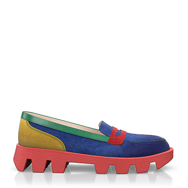 Color Sole Platform Shoes 28283