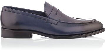 Men`s Penny Loafers Roberto Blue