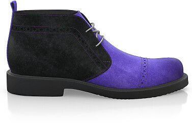 Men`s Chukka Boots - Purple Rain