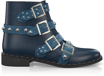 Straps and Metals Ankle Boots 2823