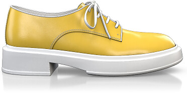 Color Sole Platform Shoes 16911
