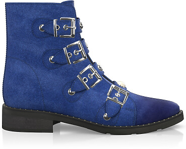 Straps and Metals Ankle Boots 3415-26