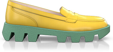 Color Sole Platform Shoes 28271