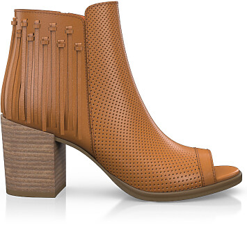 Fringes and Peep-Toe Booties 4516