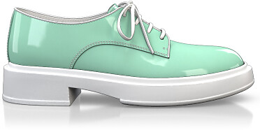 Color Sole Platform Shoes 30823