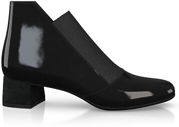 Heeled Low Top Ankle Boots 31908