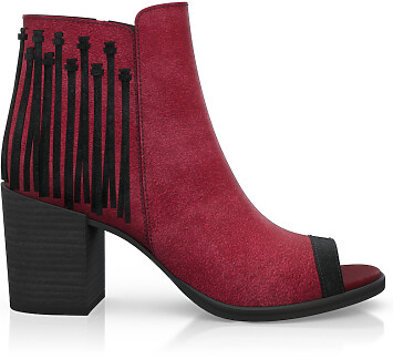 Fringes and Peep-Toe Booties 34304