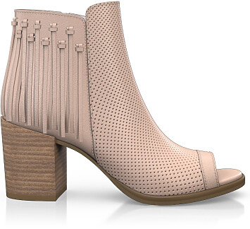 Fringes and Peep-Toe Booties 4924