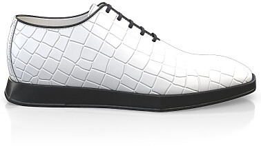 Men`s Square Toe Flat Sneakers 34922