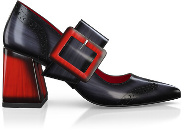 Woman`s Luxury Block Heel Shoes 36503