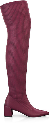 Women's Knitted Over The Knee Boots 40844