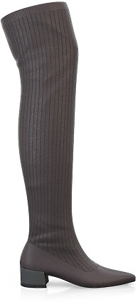Women's Knitted Over The Knee Boots 40858