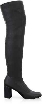 Women's Knitted Over The Knee Boots 40860