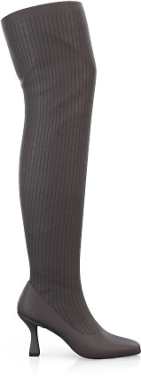 Women's Knitted Over The Knee Boots 40862