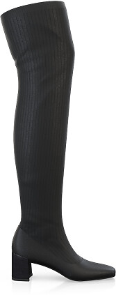 Women's Knitted Over The Knee Boots 40868