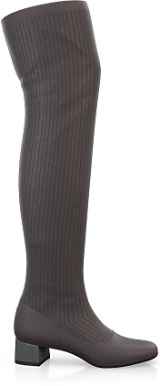 Women's Knitted Over The Knee Boots 40872