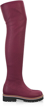 Women's Knitted Over The Knee Boots 40880