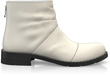 Wrinkled Ankle Boots 5562